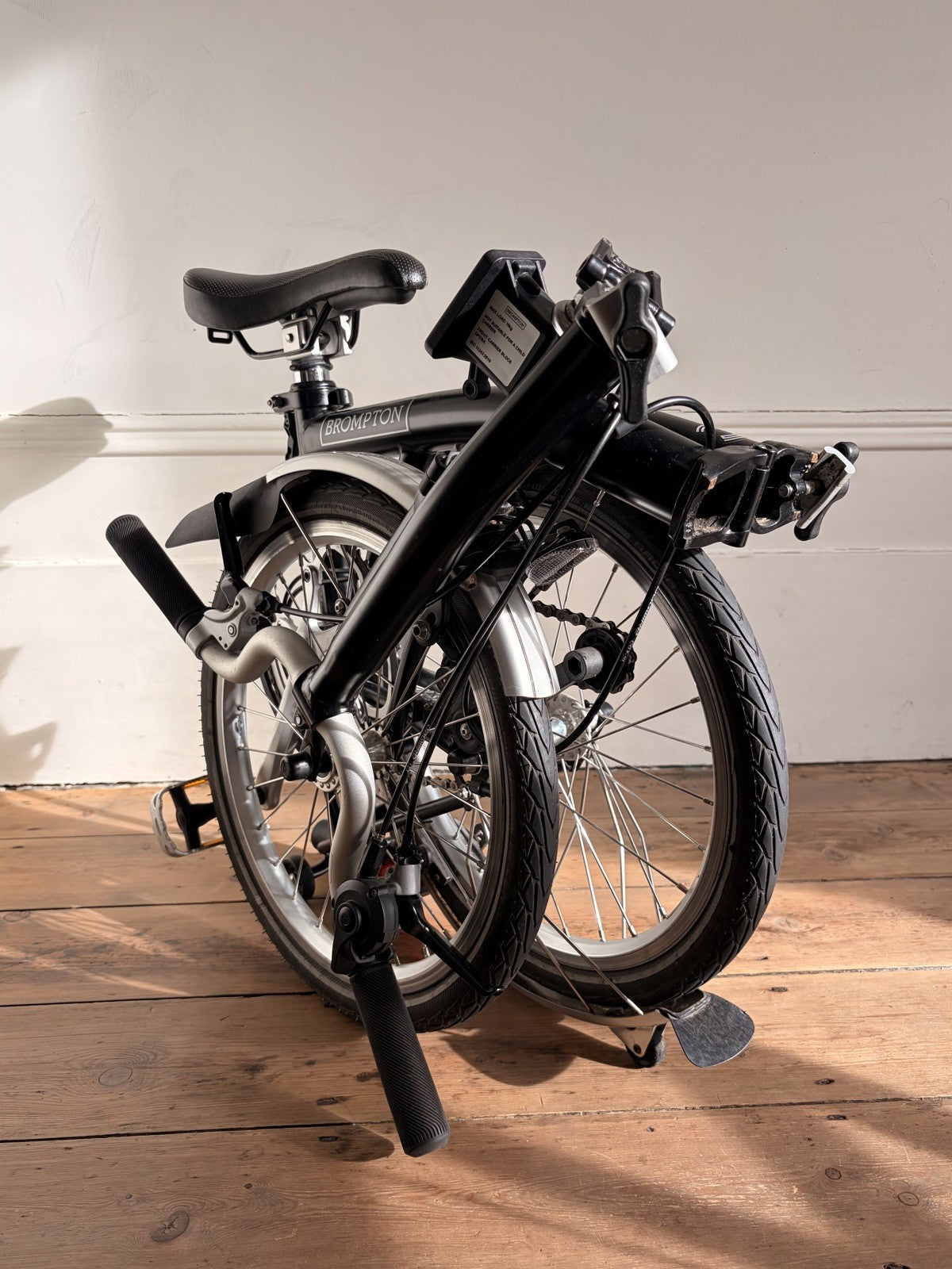 Brompton C Line 2 speed black folding bicycle 2022