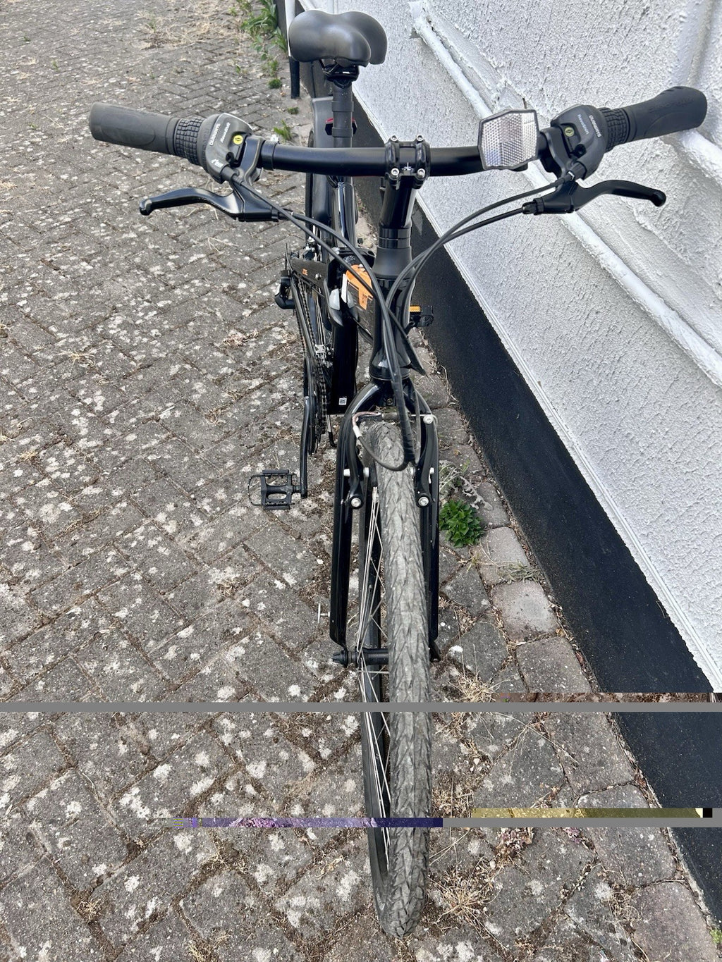 Tern Joe C21 15 26in Folding Bike w/ Mudguards, Black/Orange