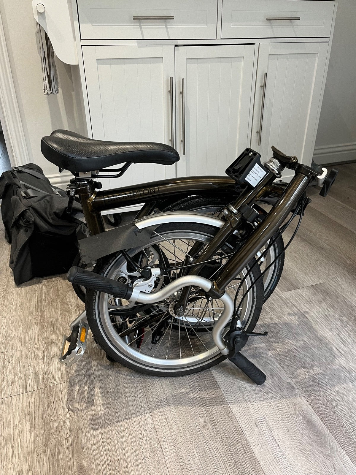 Brompton C Line 2 speed folding bicycle & bag inc