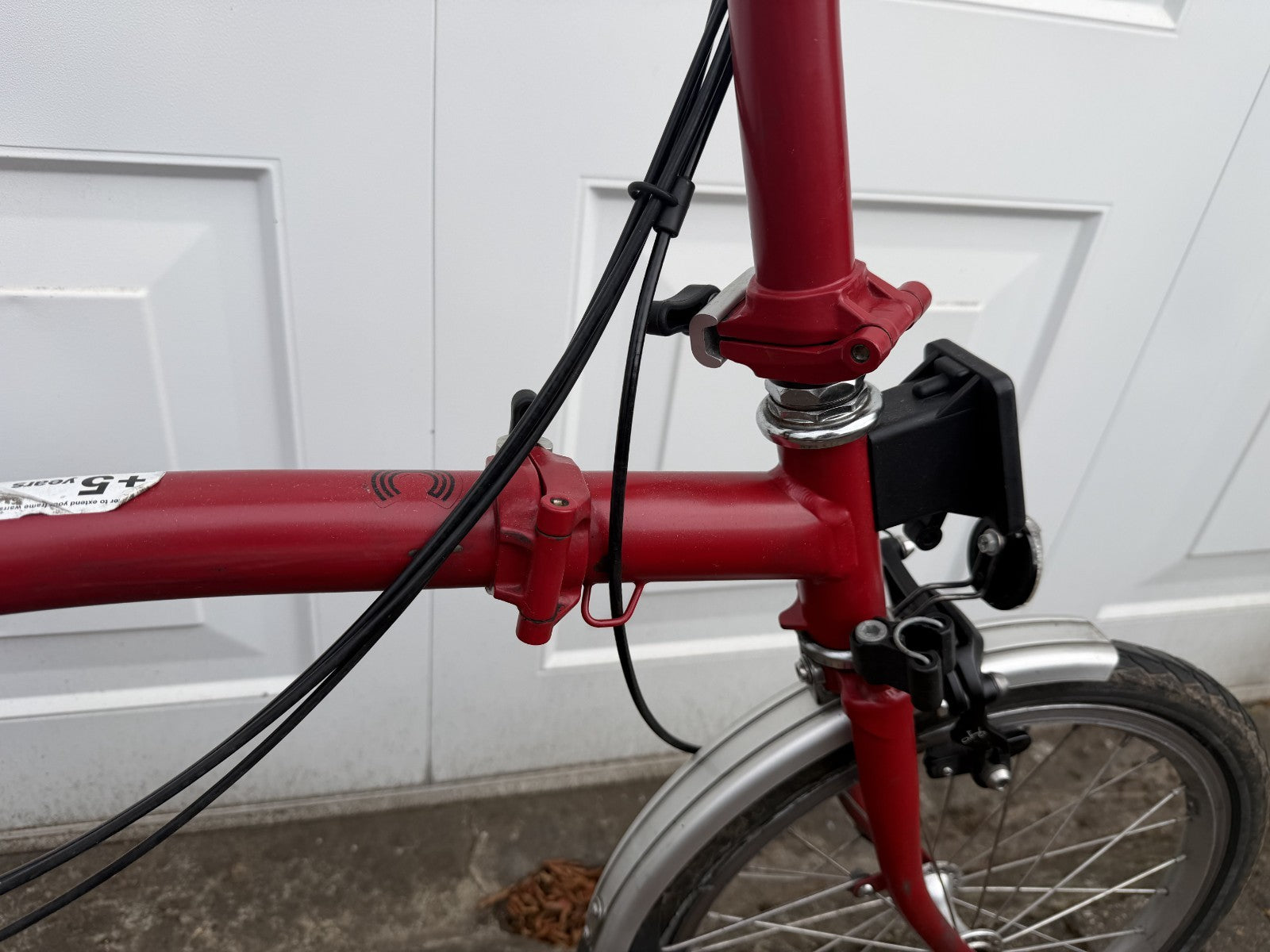 Brompton C Line M6L (6 Speed) folding bicycle - RED 2021 Good Condition