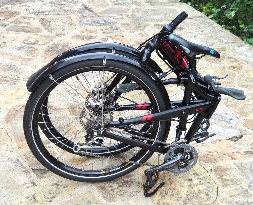 Tern Joe P24 Full Size Folding Bike, Hydraulic Disc Brakes, Extensive Upgrades