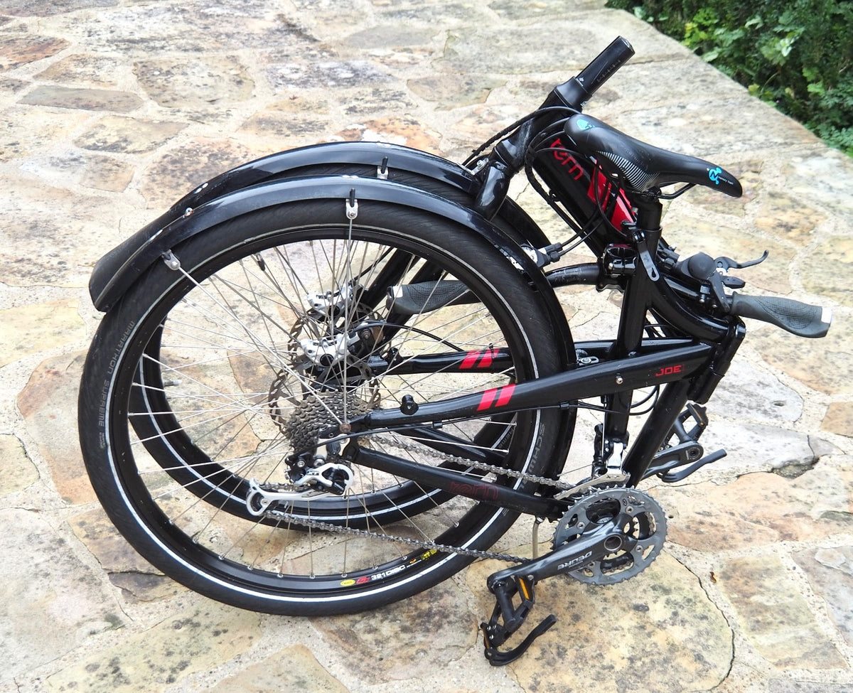 Tern Joe P24 Full Size Folding Bike, Hydraulic Disc Brakes, Extensive Upgrades