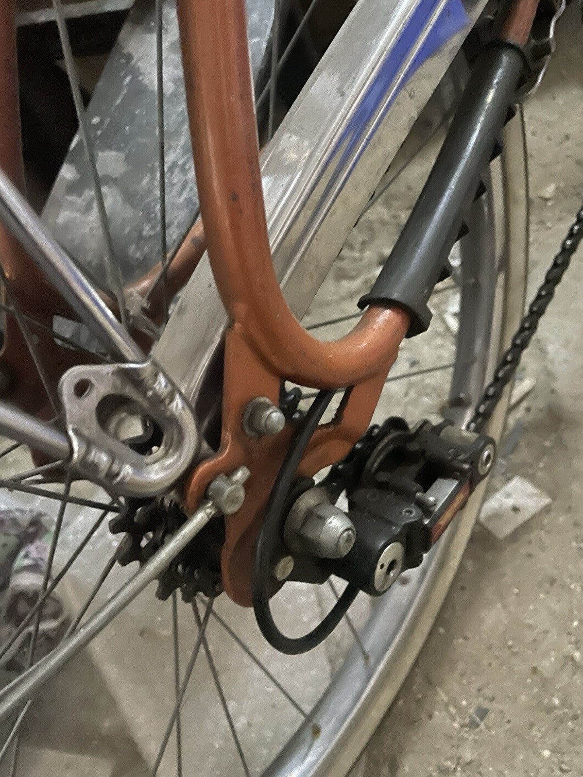 Peugeot Vintage Folding Shopper Bike 1972 Steel Frame collection N4 London