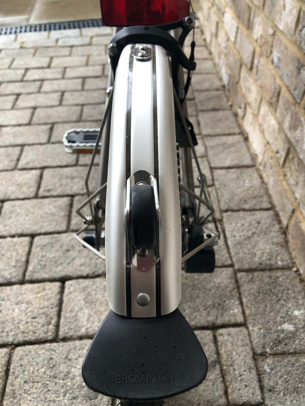 Brompton Signal Orange Superlight Titanium RARE S6L-X with Brooks - WORLD POST
