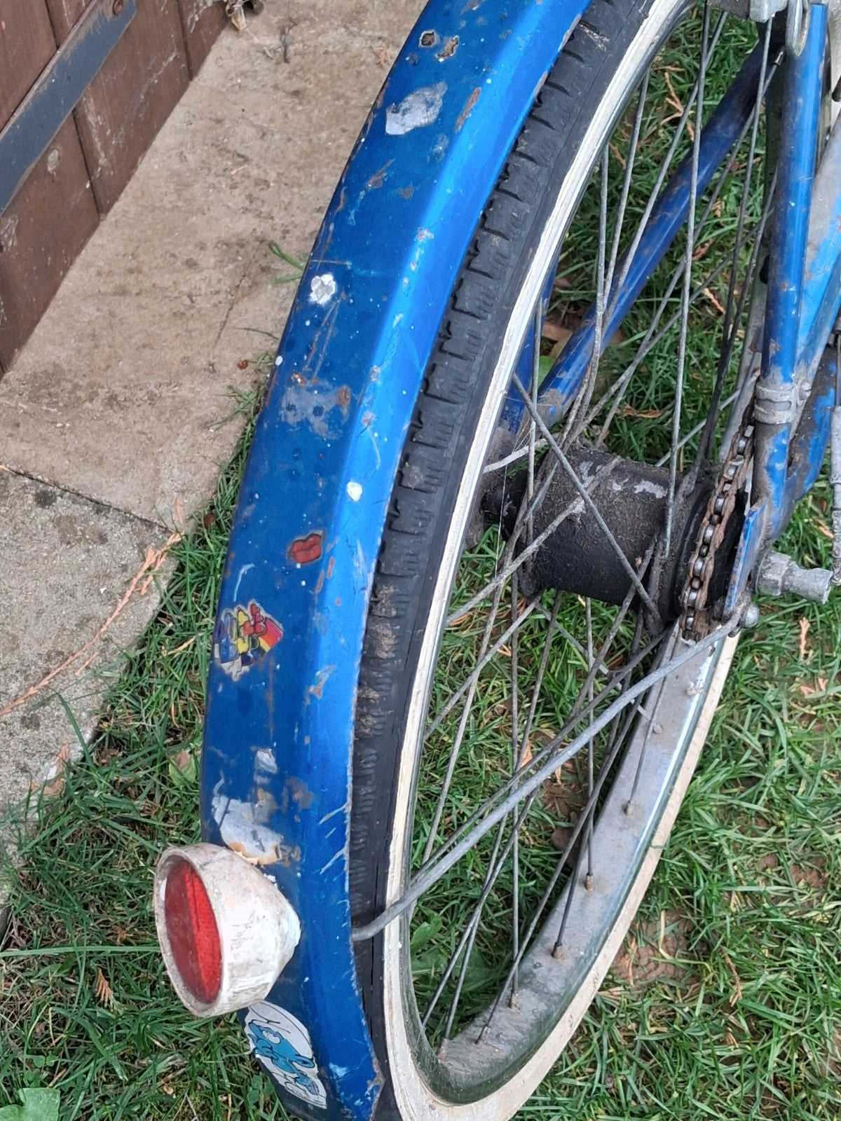 Triumph Folding Bike Vintage All Works Just A Little Rusty And Dirty