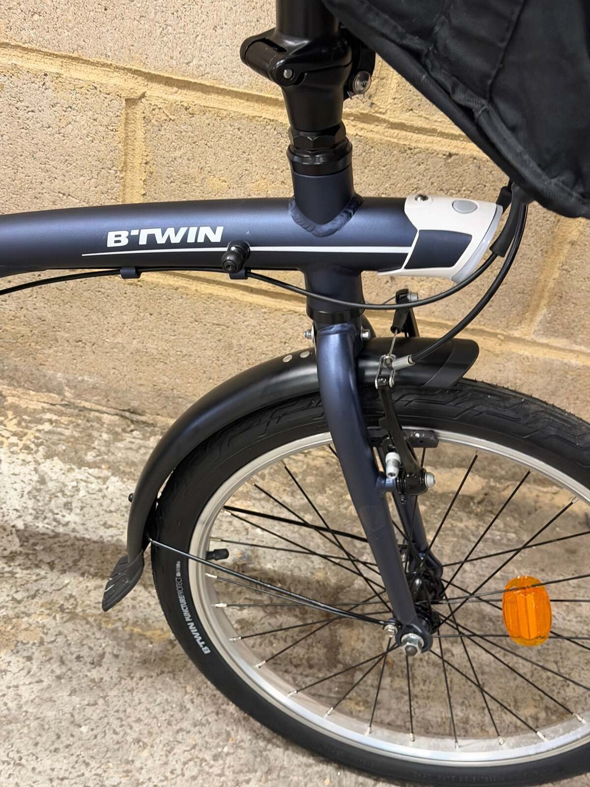 BTWIN Fold 500 Folding Bike – Dark Blue