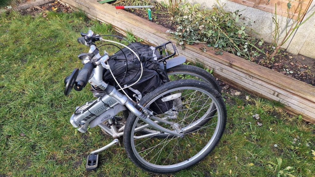 DAHON Espresso-7005  Folding Bike _26 " Wheell-_Silver Alliminium Frame_ Extras