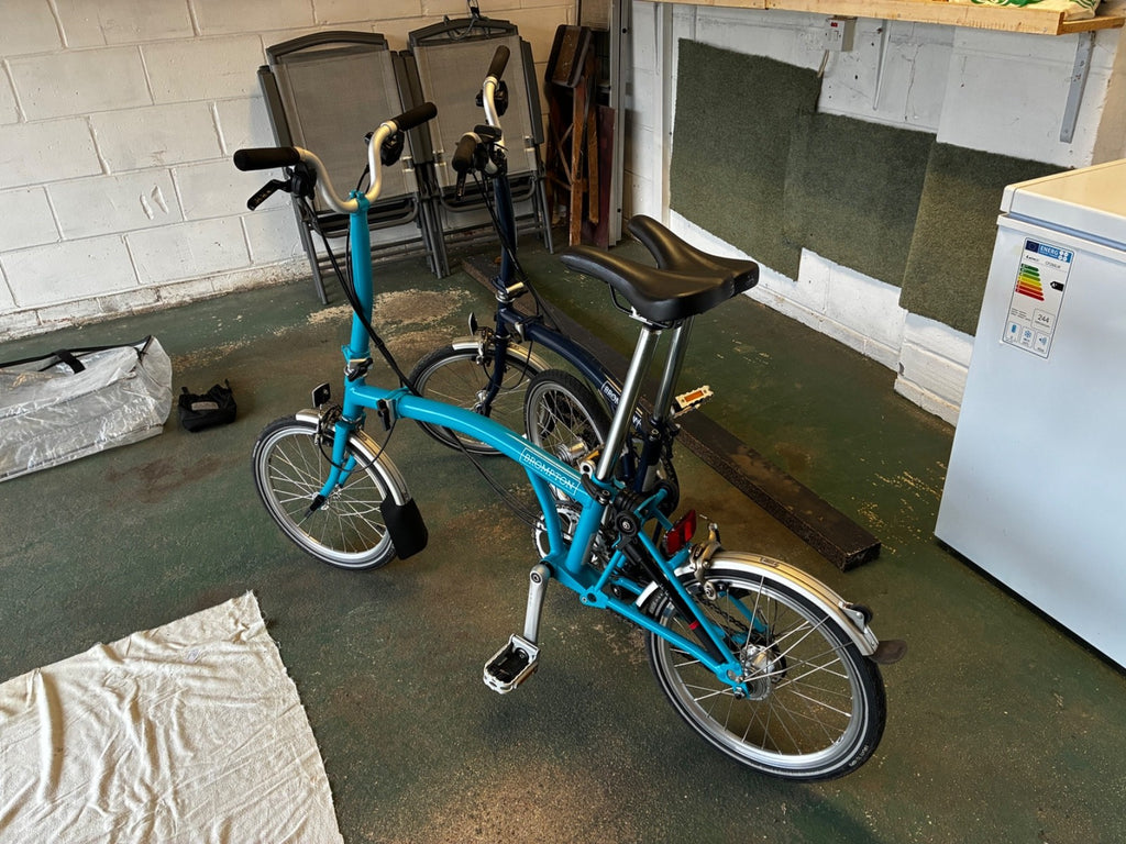 Two brompton folding bike's