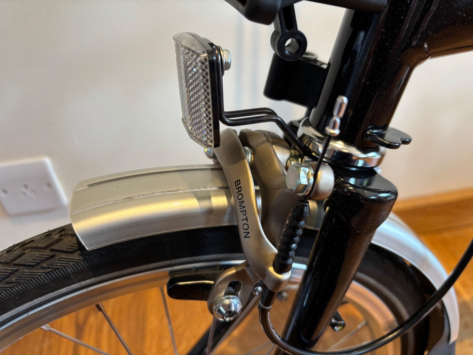 brompton folding bike H6R 6 speed, black