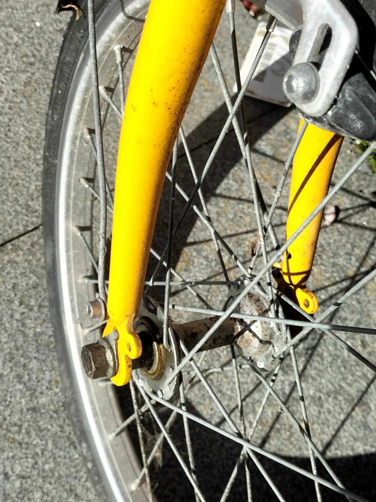 Vintage 1985 Micro lite fold up bike - rusty - please read description + photos
