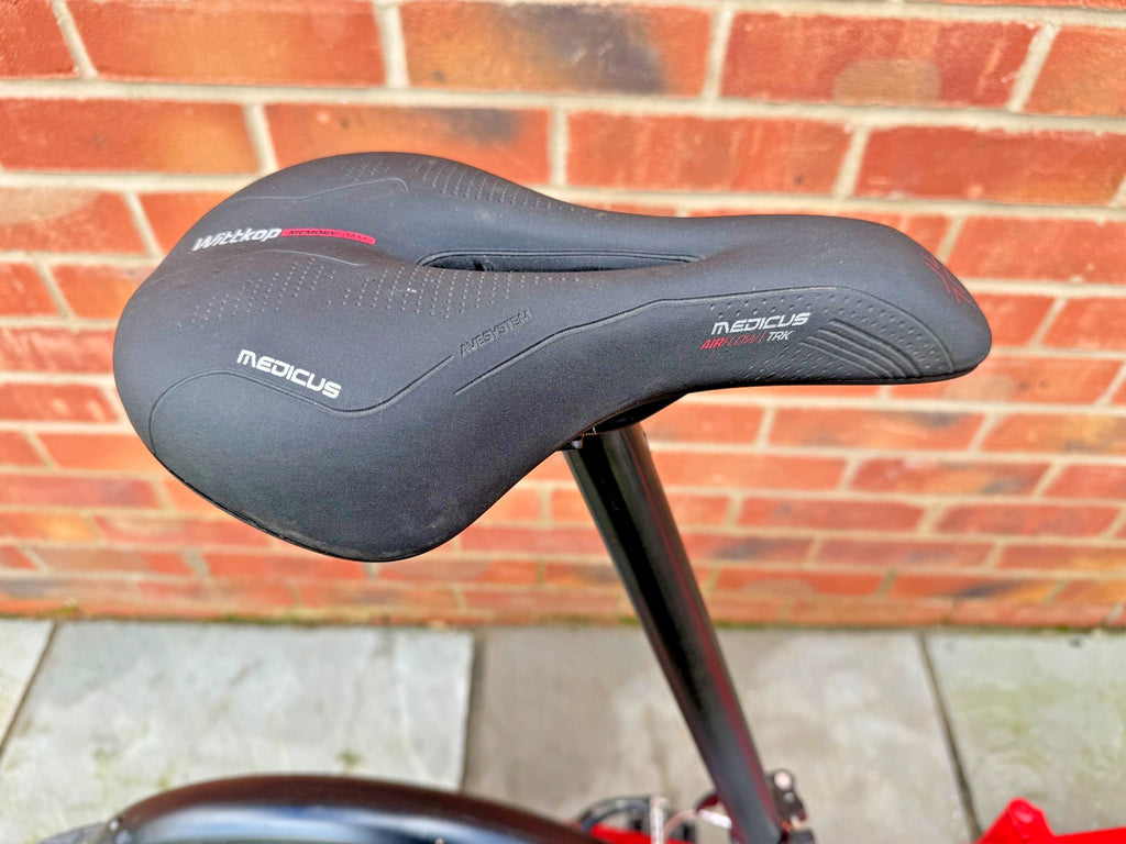 Unisex Adults Men's Women's Decathlon Oxylane Red Folding Bike