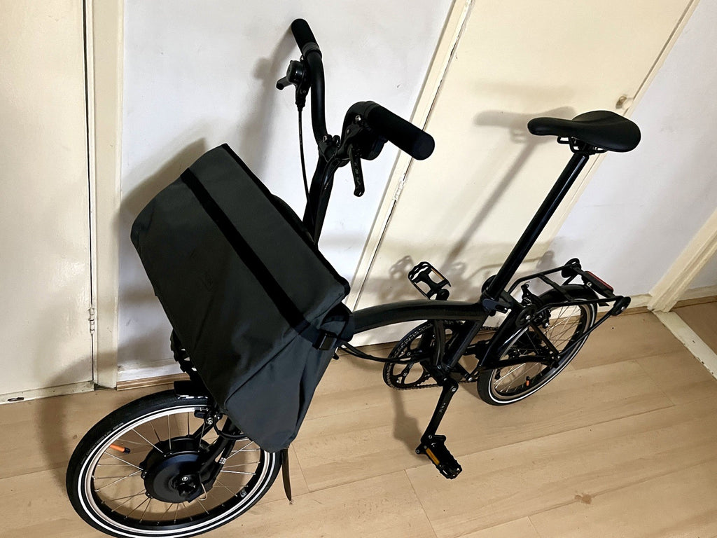 Brompton Bike P Line elctrc Urban 4 speed,  Midnight Black