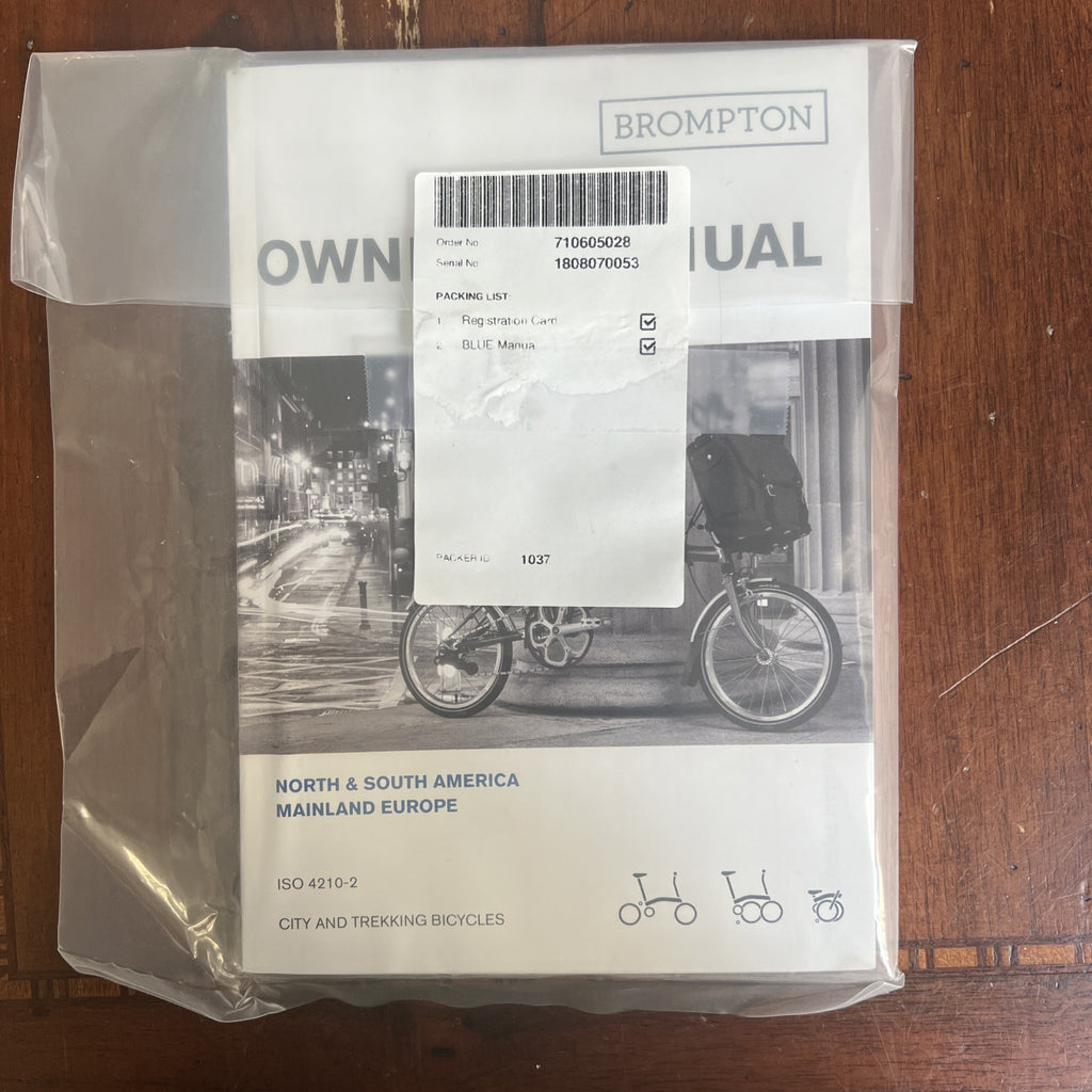 Brompton  Blue M6L Mid 6 Speed 2018 Folding Bike Collection SW11
