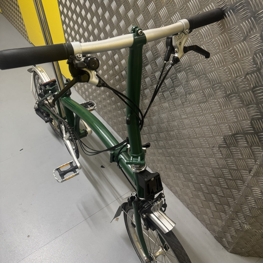 Brompton C Line Explore 2021 Racing Green S Bar Excellent Condition