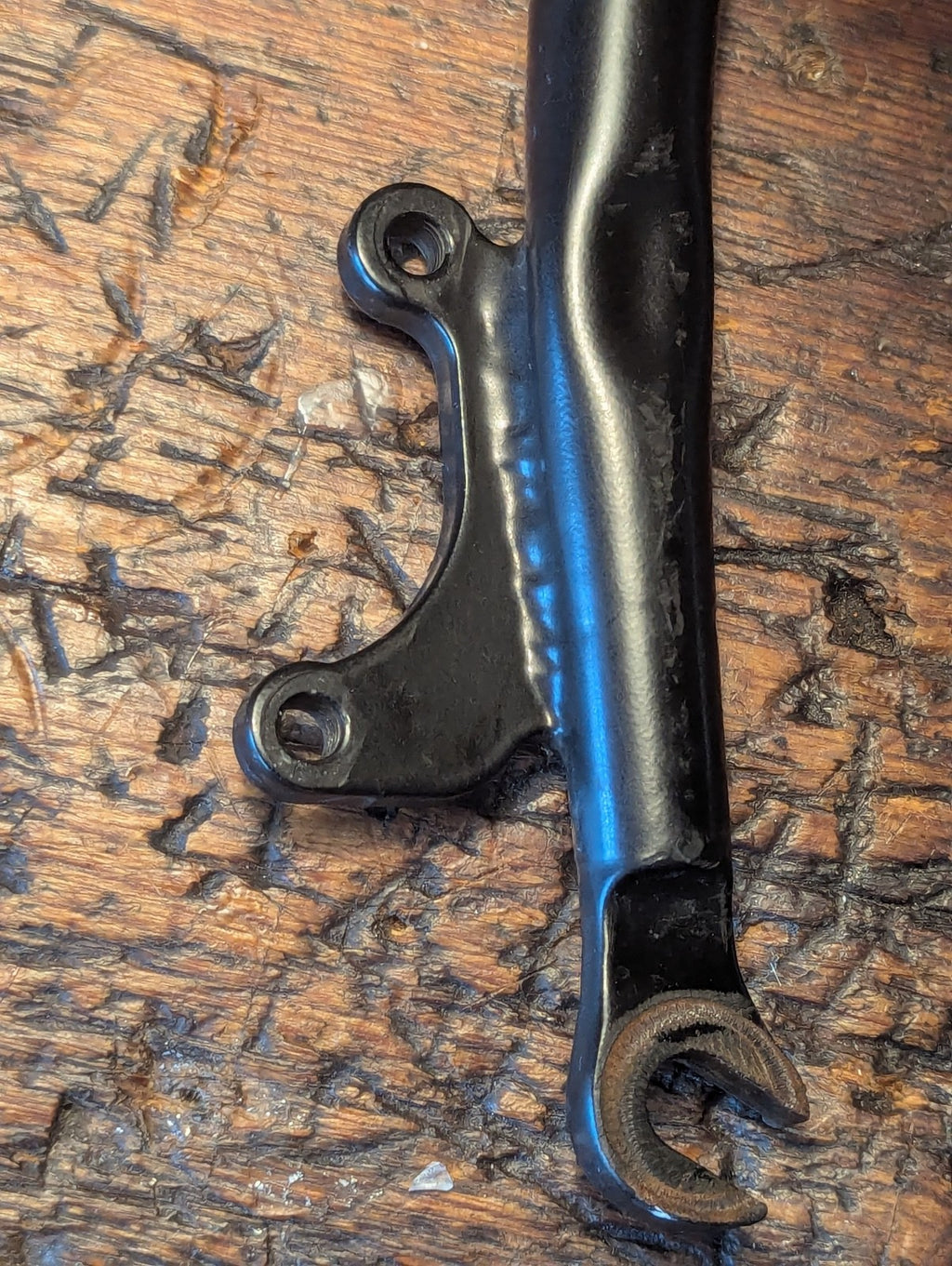 Brompton kinetics disc fork and wheel, Hope hub