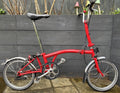 Brompton M3L - C Line equivalent Folding bicycle in Red - Part Exchange to Clear