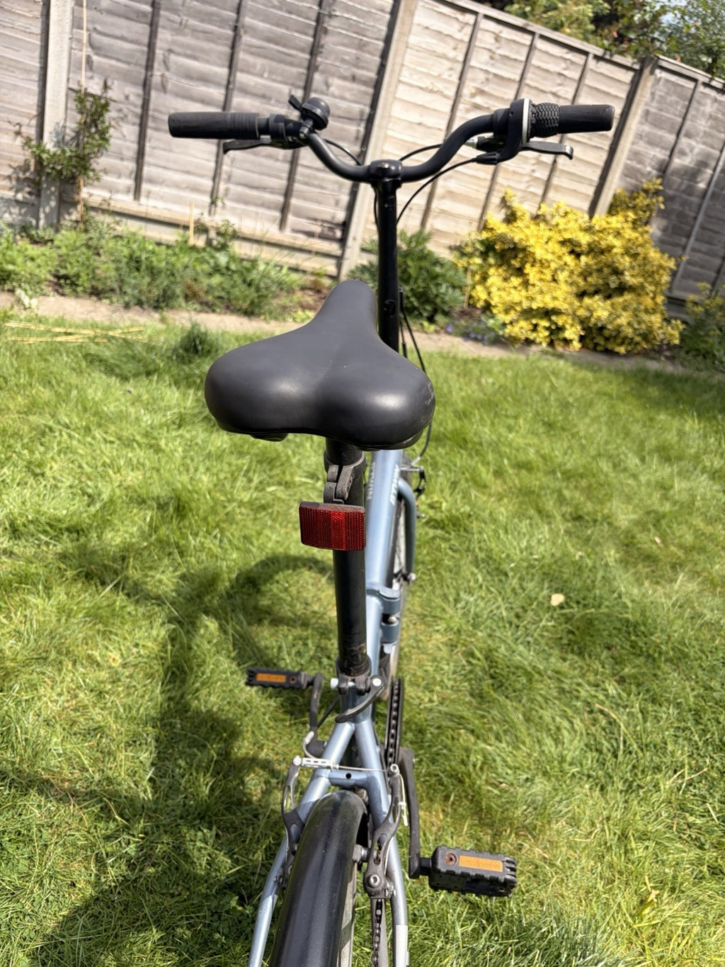 B'Twin Folding Bike Dark Blue Decathlon 20" Wheels Used