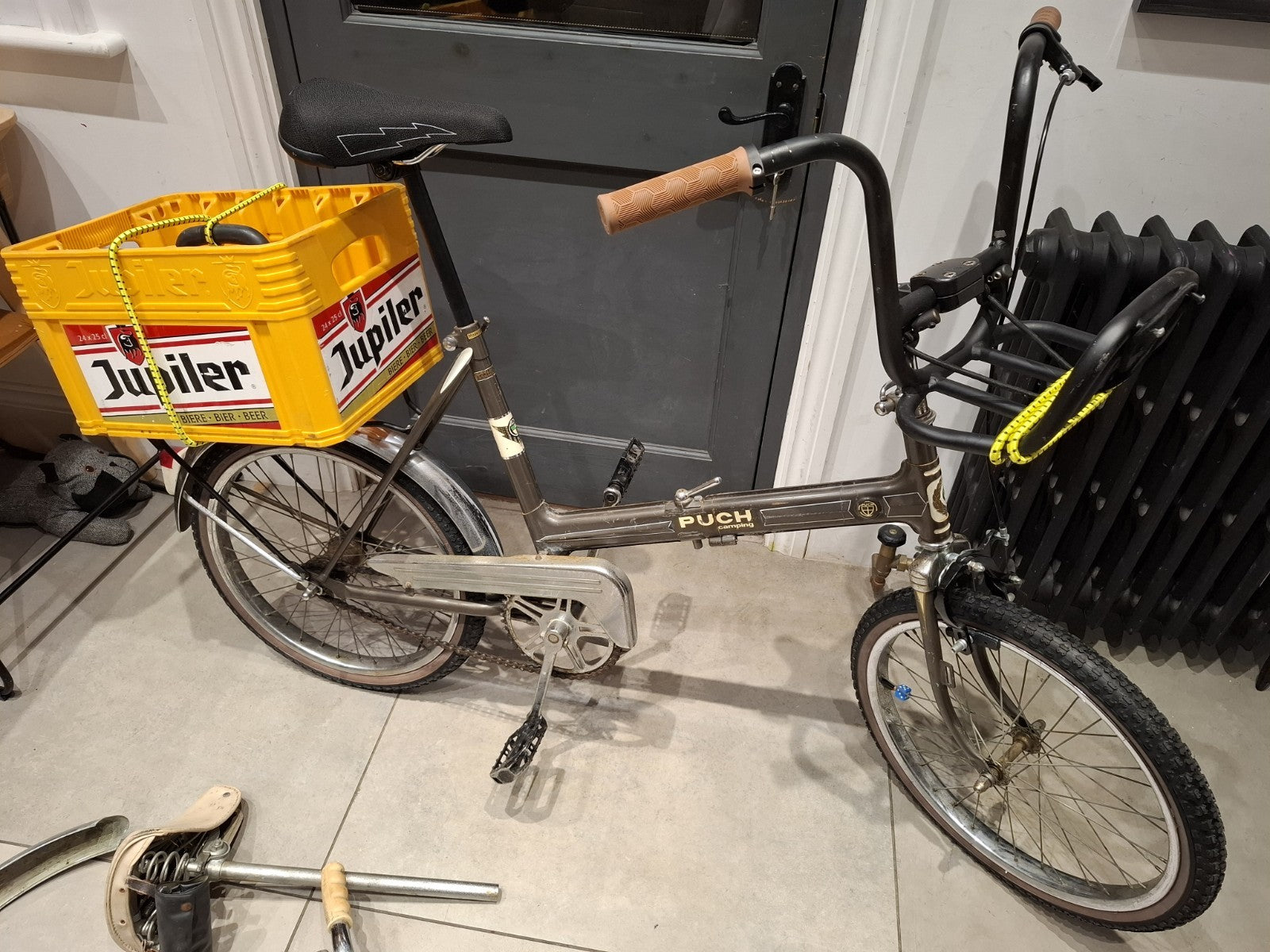 Retro Puch Camping Folding Cargo Bike BMX Parts 1970s