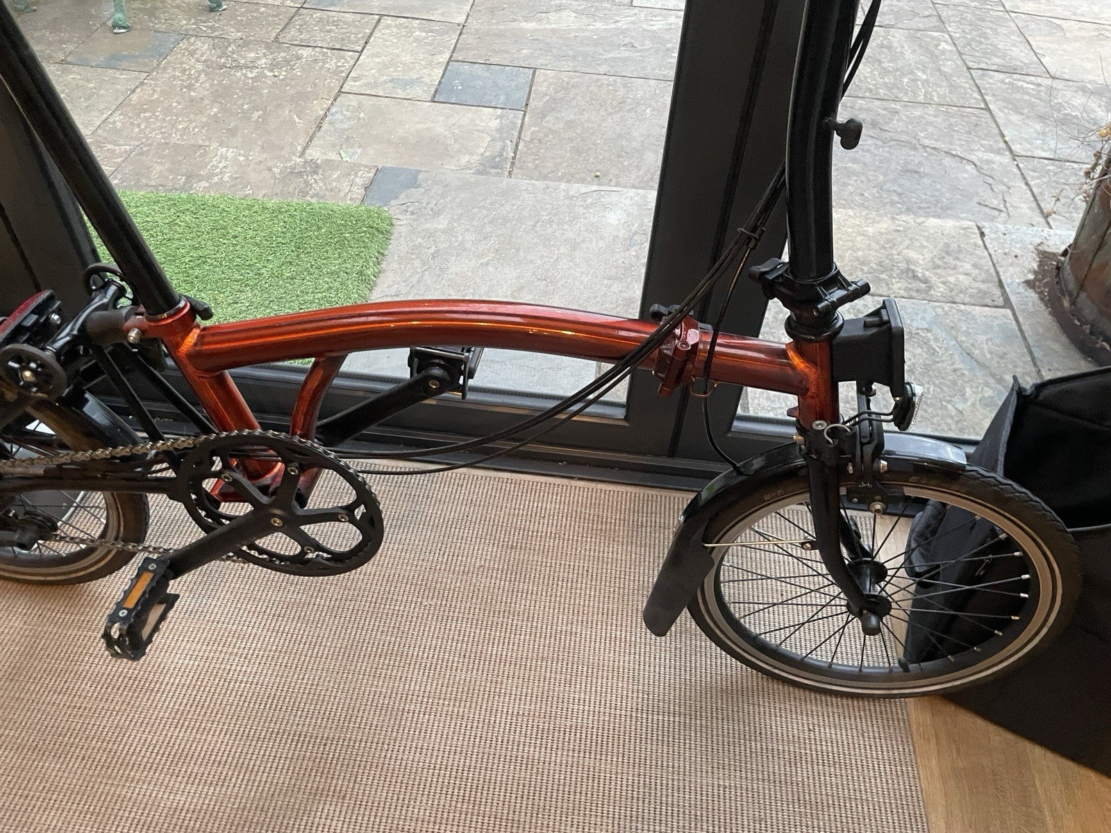 Brompton M6L 2021 Black Edition Flame Lacquer - BIKE ONLY