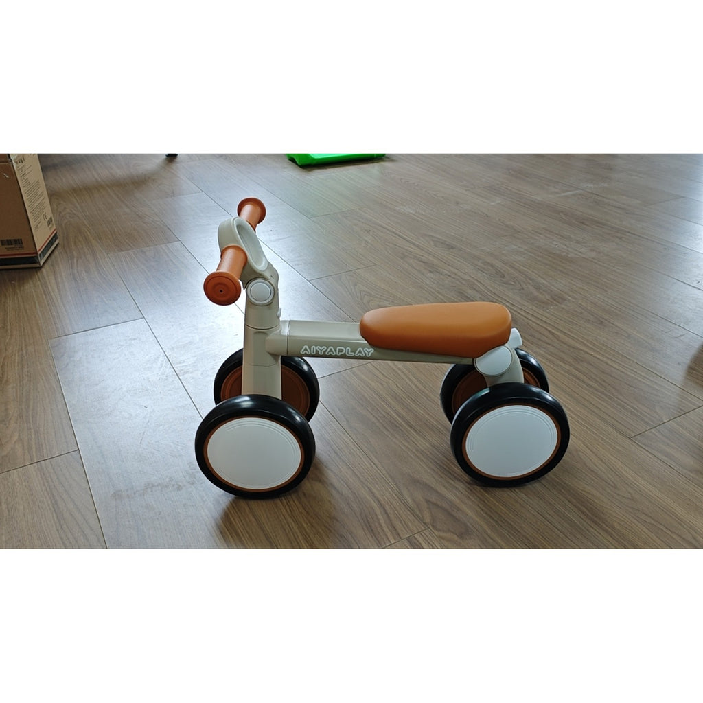 Balance Bike Lightweight Baby Balance Bike with Foldable Design White