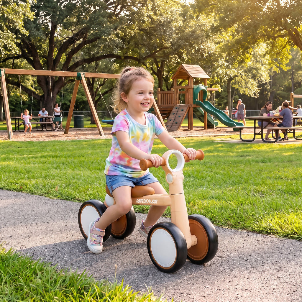Balance Bike, Lightweight and Foldable Toddler Bike for 1-2 Years, Pink