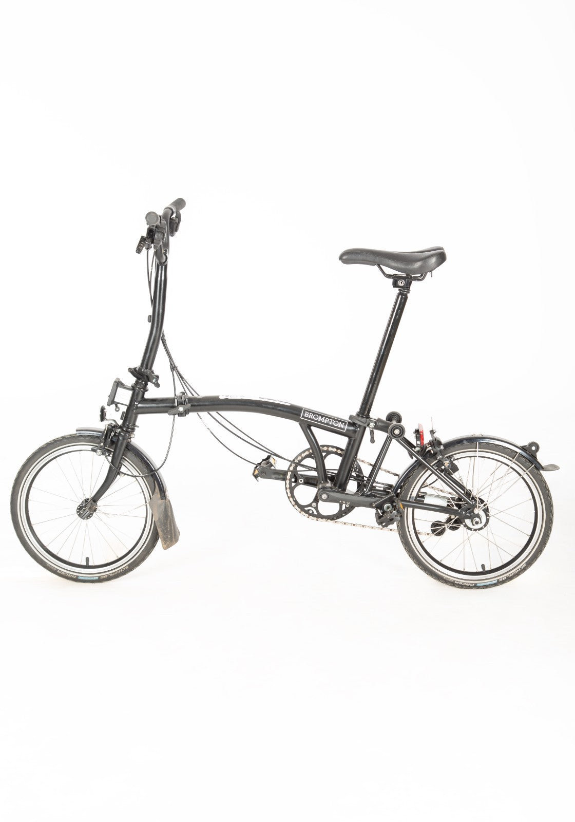 Brompton C Line 6 Speed Mid Bar Folding Bike, Steel Frame