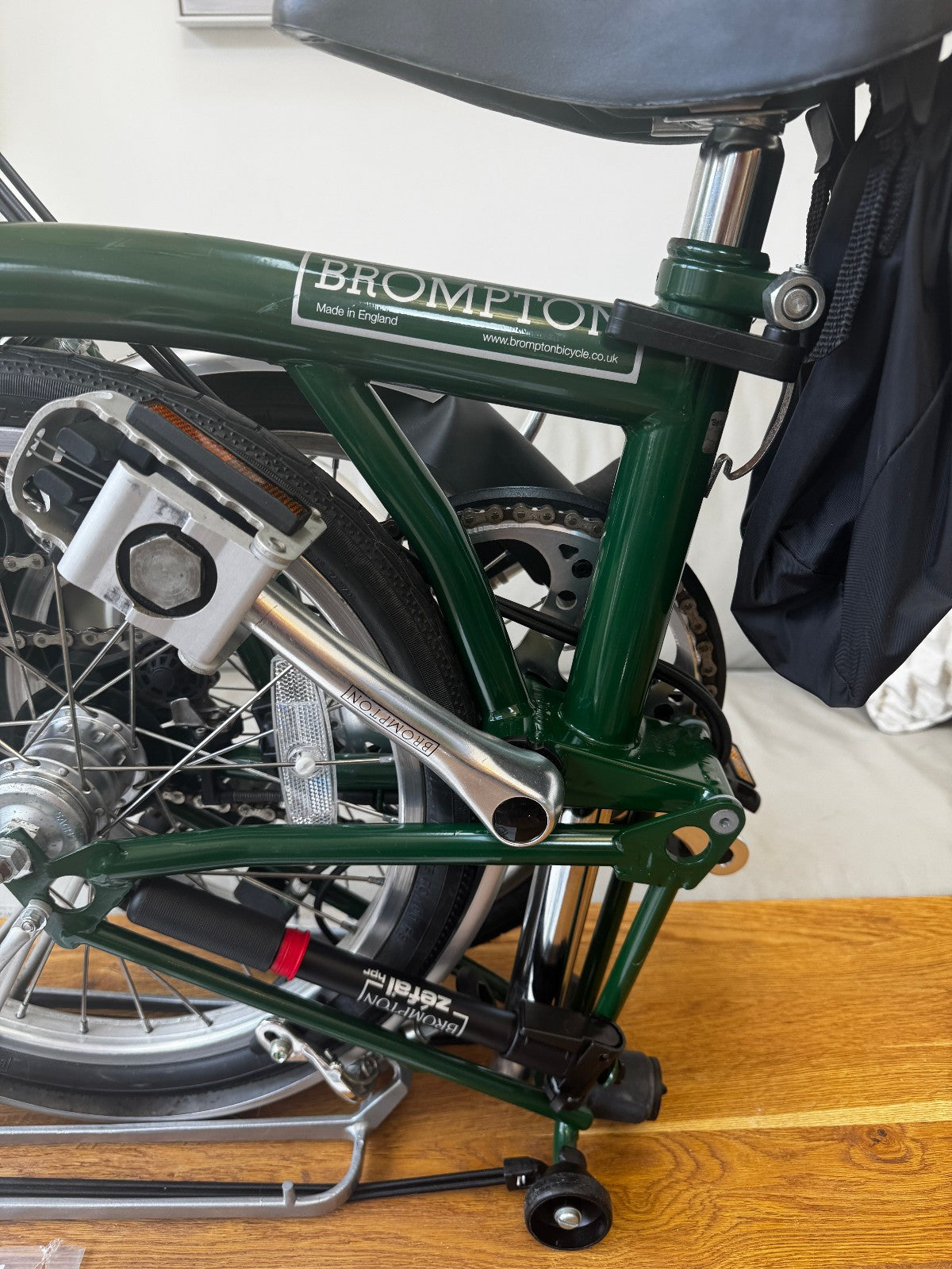 Classic 6-Speed Brompton Folding Bicycle A - Racing Green - MINT