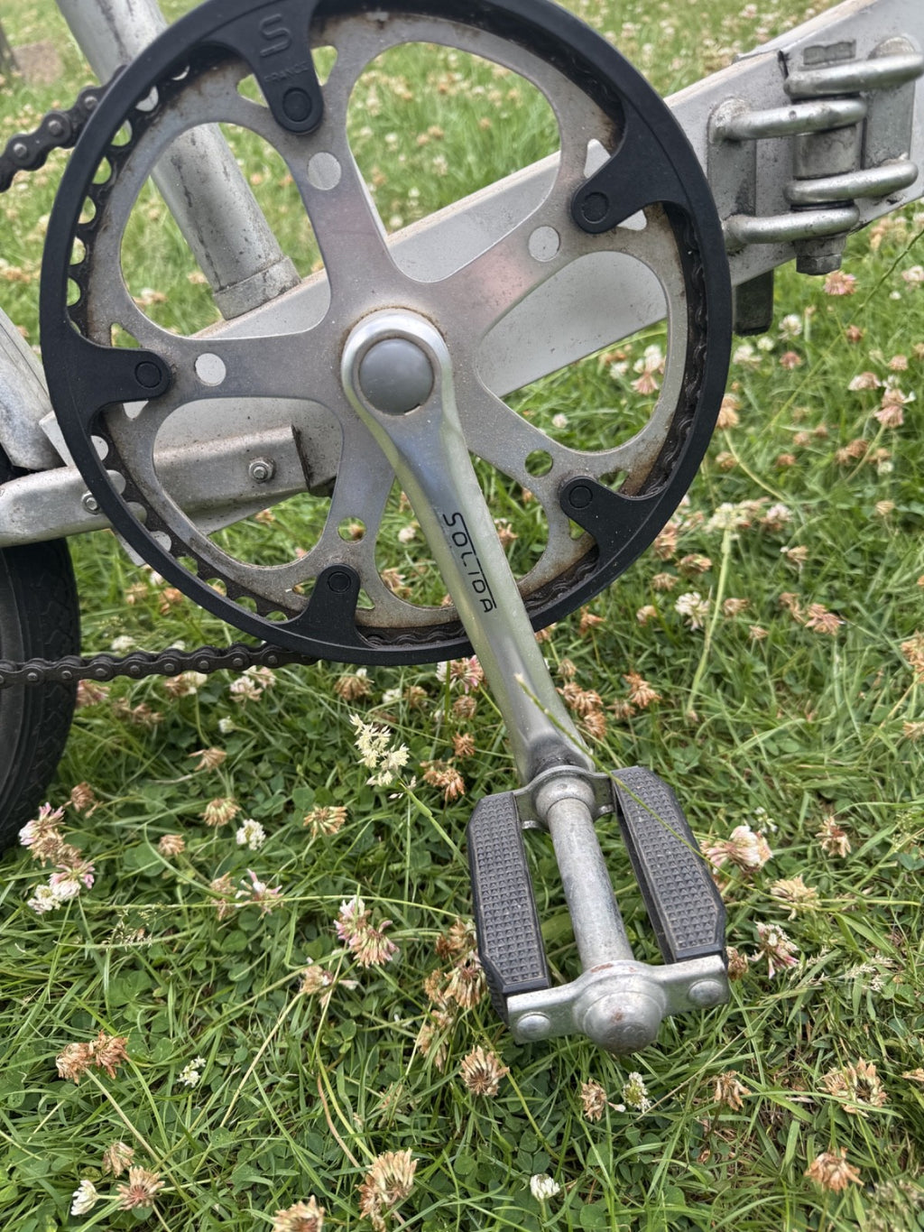 Vintage Bickerton Folding Bike One Previous Owner From New 3 Speed with Bag