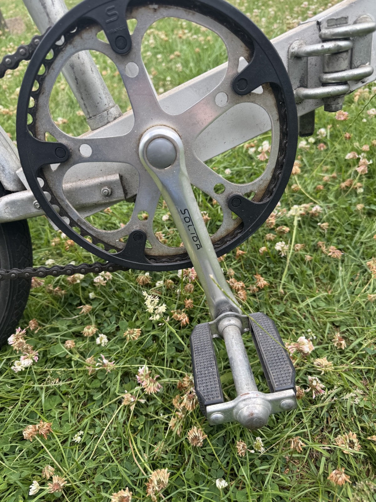Vintage Bickerton Folding Bike One Previous Owner From New 3 Speed with Bag