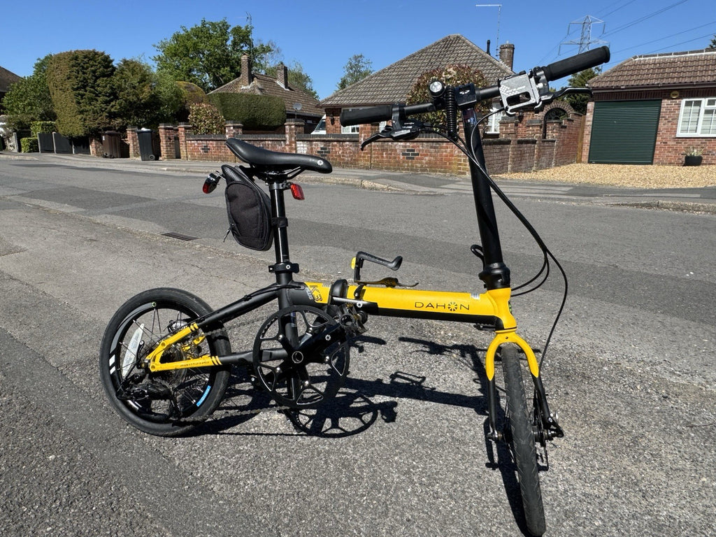 DAHON K3 Plus Folding Bike Yellow Black Aluminium 9 Speed collect from RG65HQ