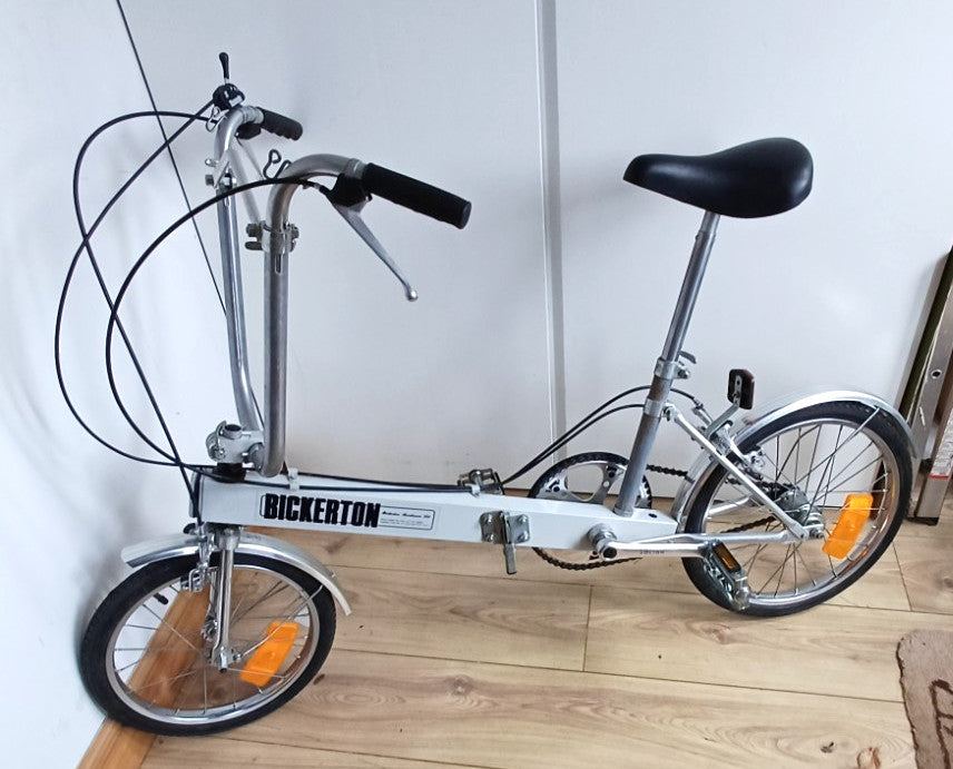Vintage Bickerton Classic Folding Bike With Original Carrying Bag- Collectible