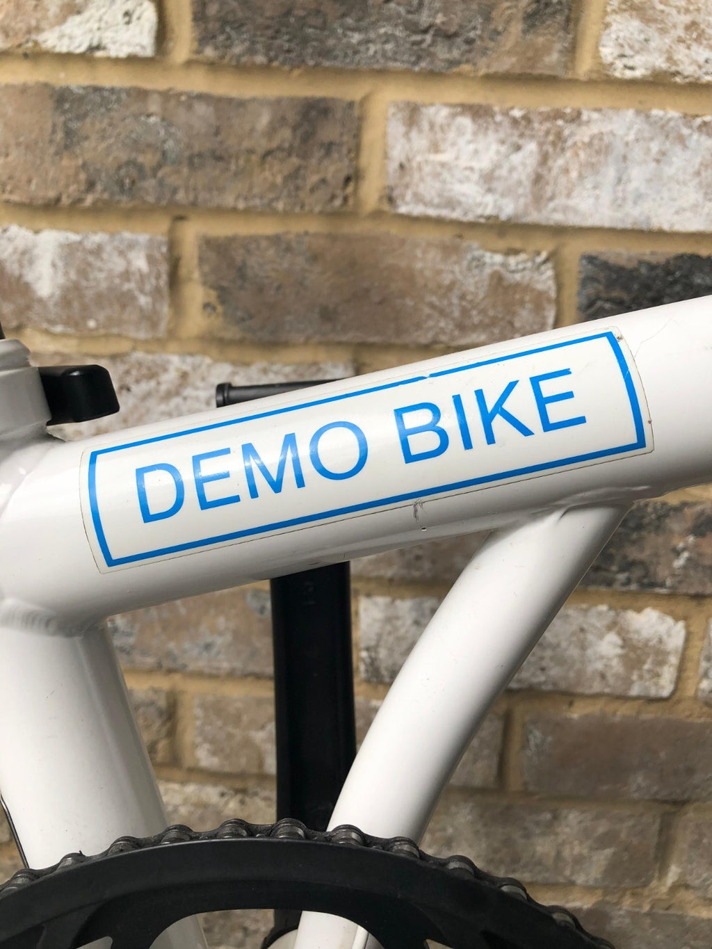 Brompton Electric White Mid 2 Speed (M2L) - Ex-Demo - VERY CHEAP GREAT DEAL!