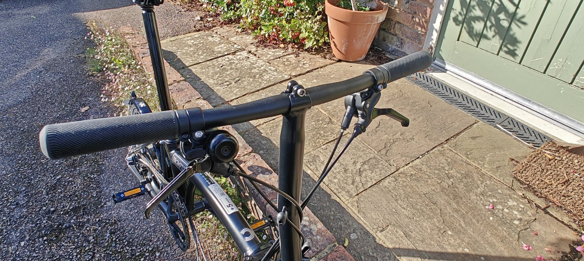 Brompton C-Line Explore 6 Speed - Excellent - Flat & Med Bars + Bag & Tools!