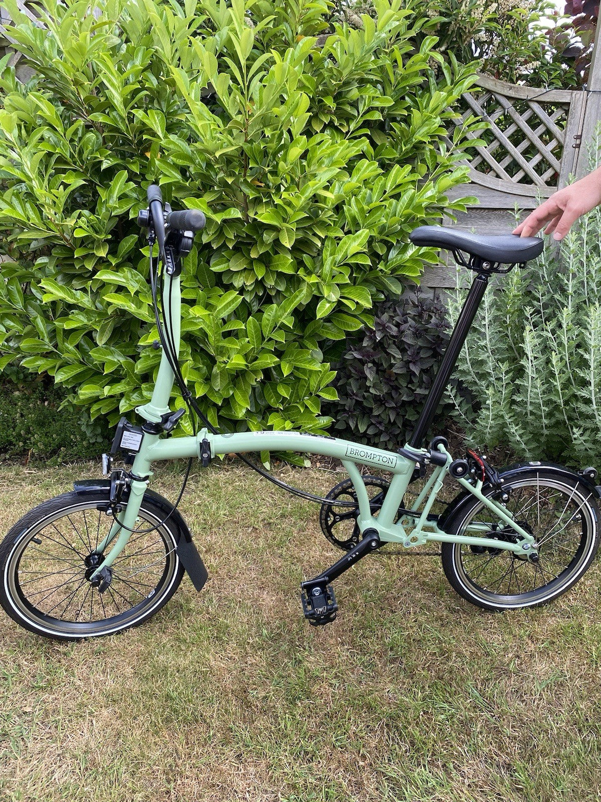 Brompton C Line Explore 2023 6-Speed, Matcha green, High Handlebars