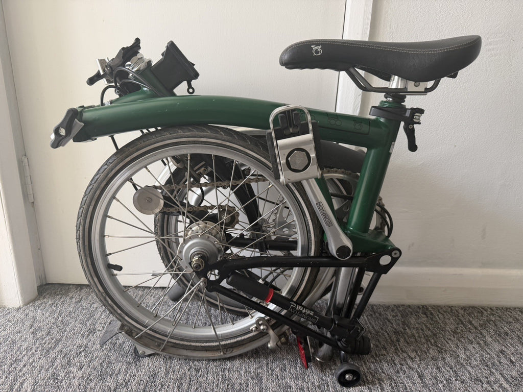 Brompton M3L (3 Speed) folding bicycle - Green/Black (EXCELLENT CONDITION!)