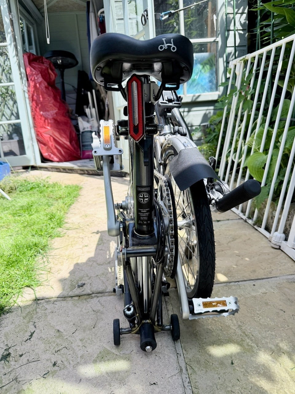 Brompton M6R (conversion from M6L) Raw Lacquer finish, low mileage, v good cond