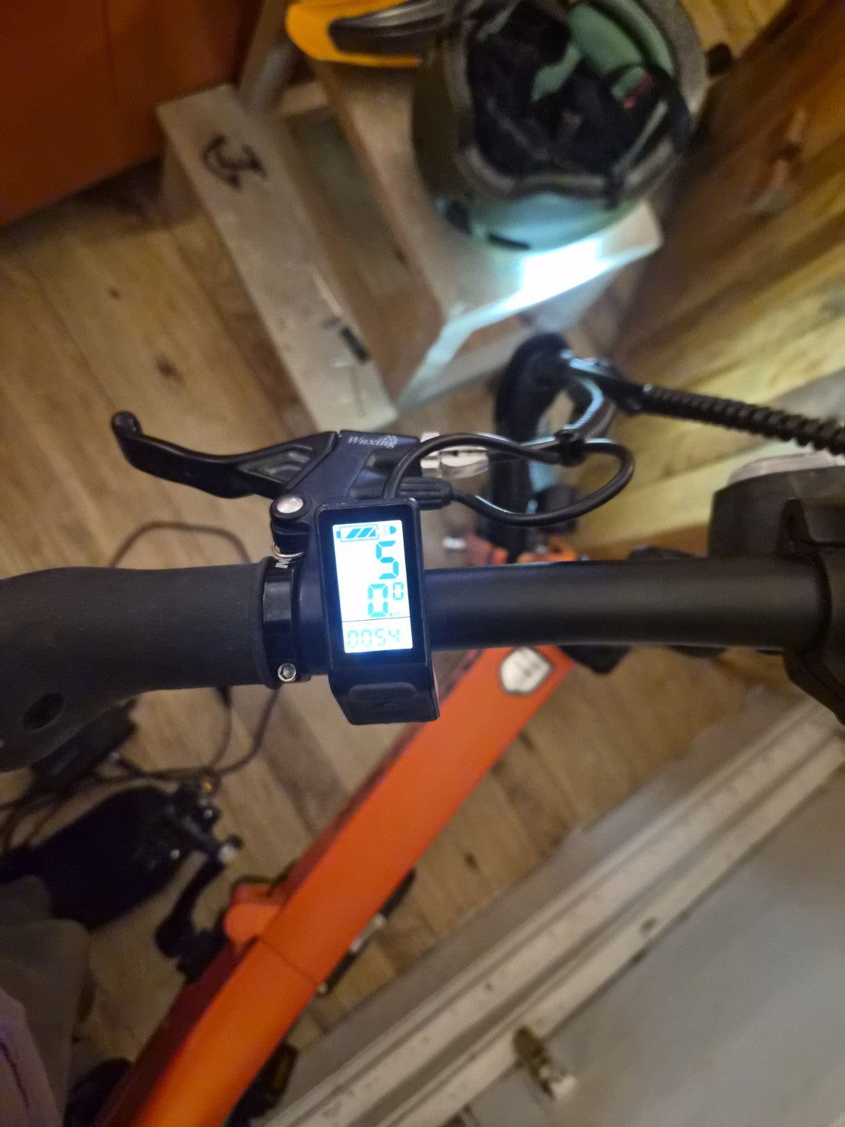 MiRIDER One 16 Folding Bike Orange (Excellent Condition + Extras)