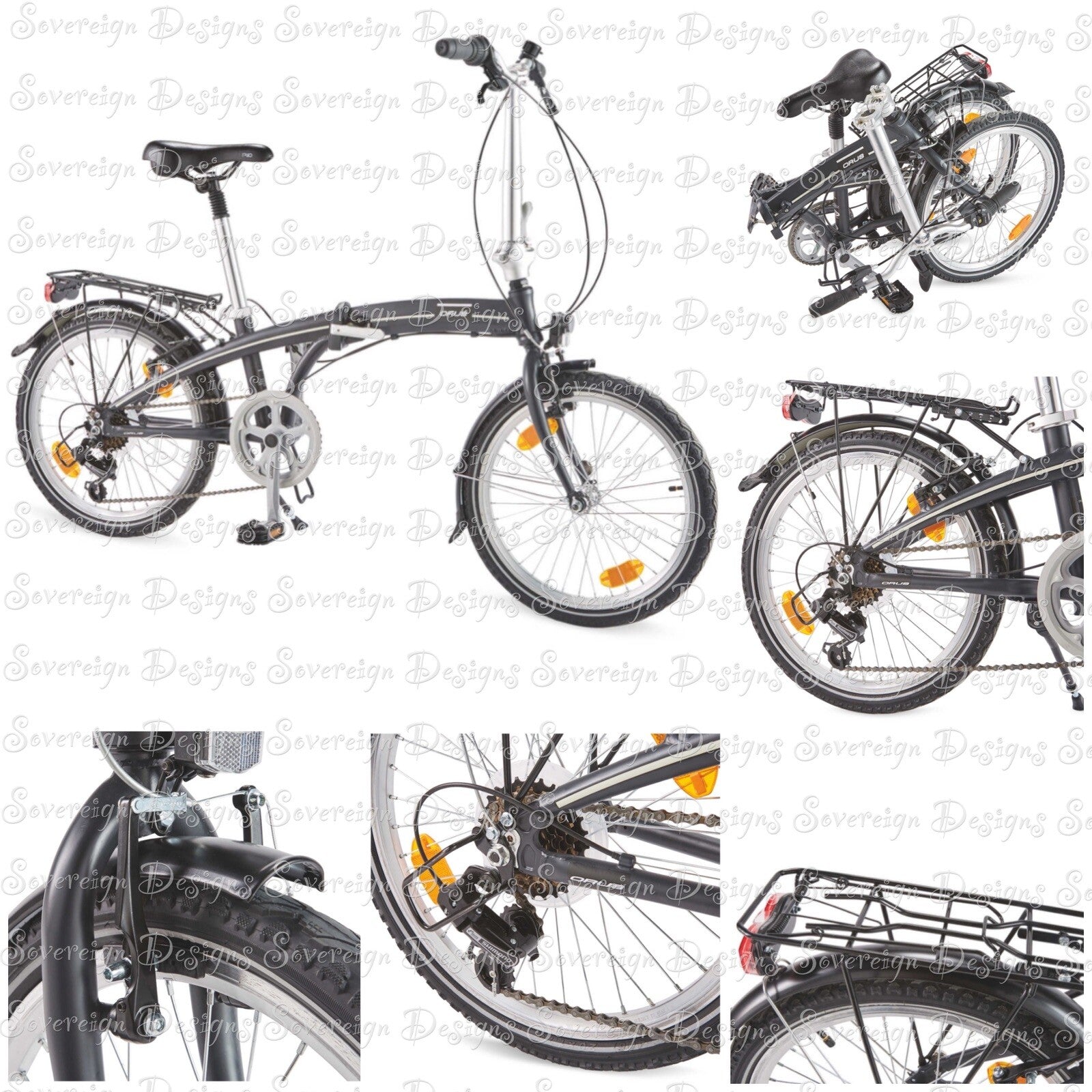 Folding Bike ORUS Aluminium Folding Bike - 20" Wheels - NEW