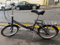 Raleigh folding bike, 6 gears, recently serviced with new chain and lubrication.