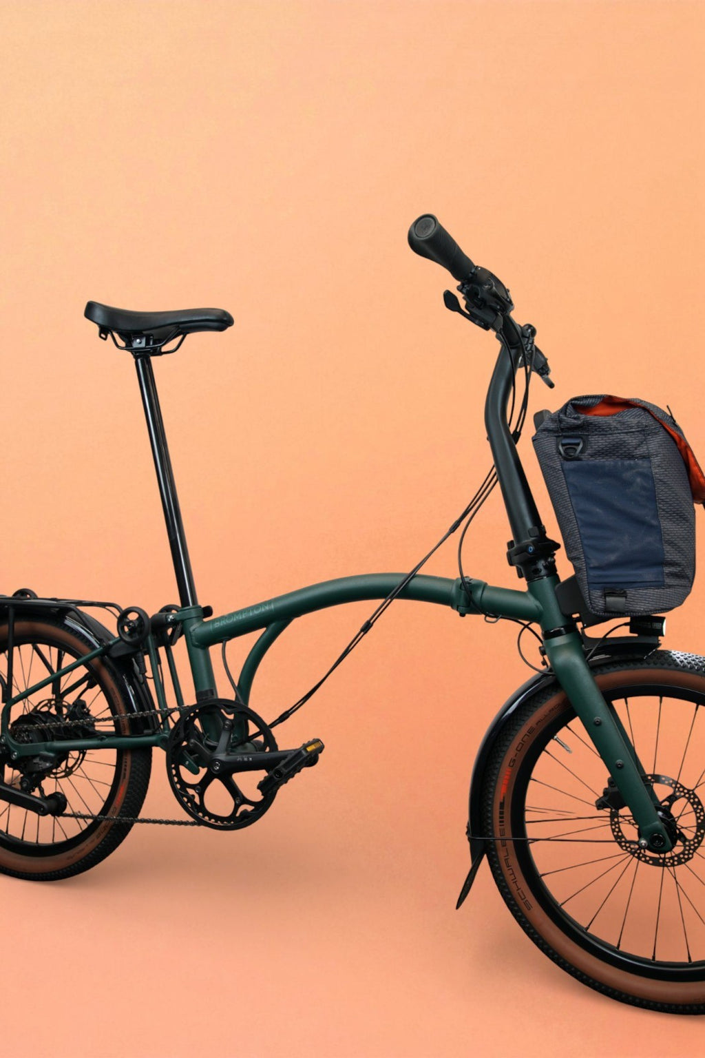 Brompton G Line Electric - Roller Rack - Forest Green - Medium