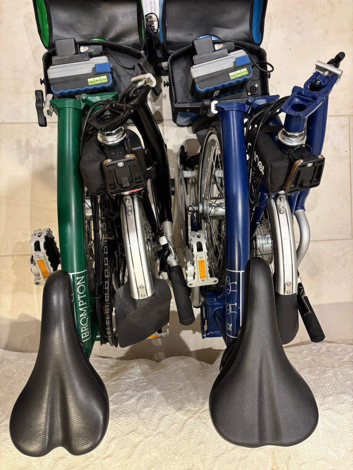 Brompton H6R + S6R C Line 6 Speed Folding NANO electric assist bicycles