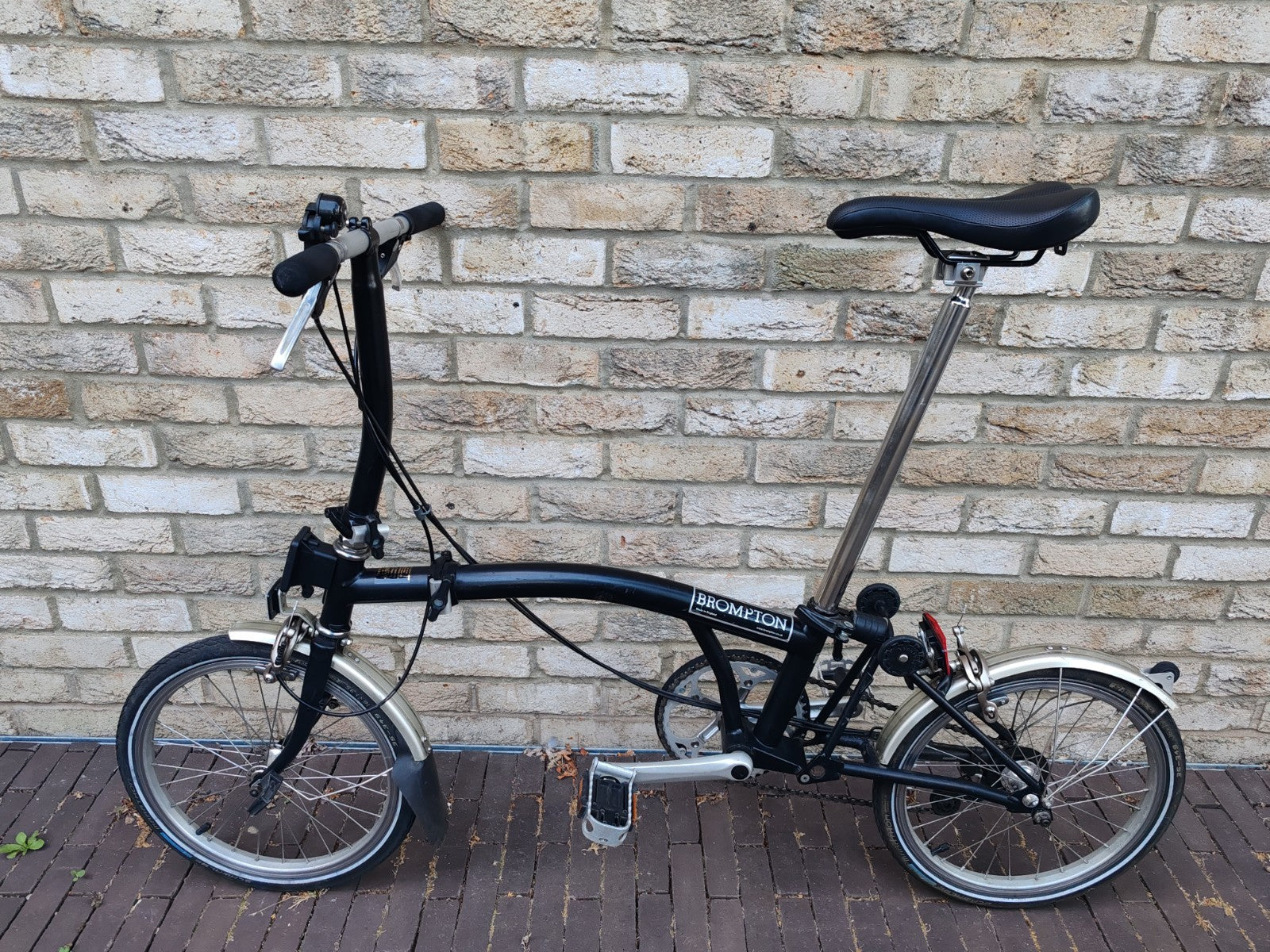 Brompton S2L 2 Speed Folding Bike Black Mudguards No Rack