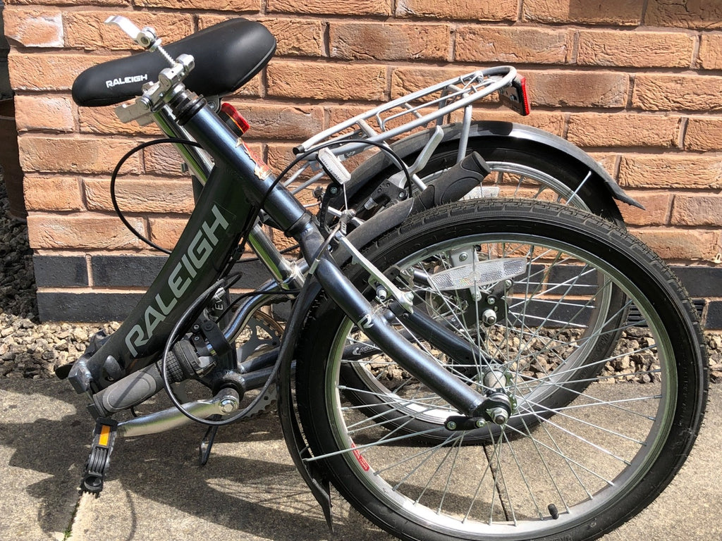 Raleigh folding bicycle for adult used
