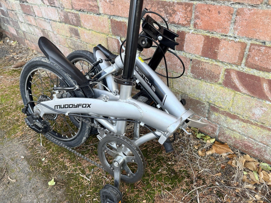 Muddyfox Switch 16 Folding Bike Silver Edition Good & Clean Condition