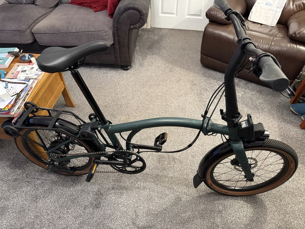 Brompton G Line With Roller Frame 4 Speed. Mint Condition.
