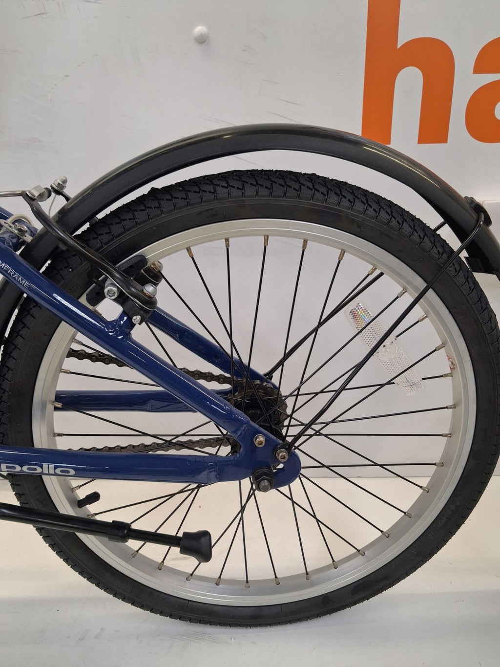 Apollo Tuck Single Speed 20'' Wheel One-Size Lightweight Folding Bike Blue A