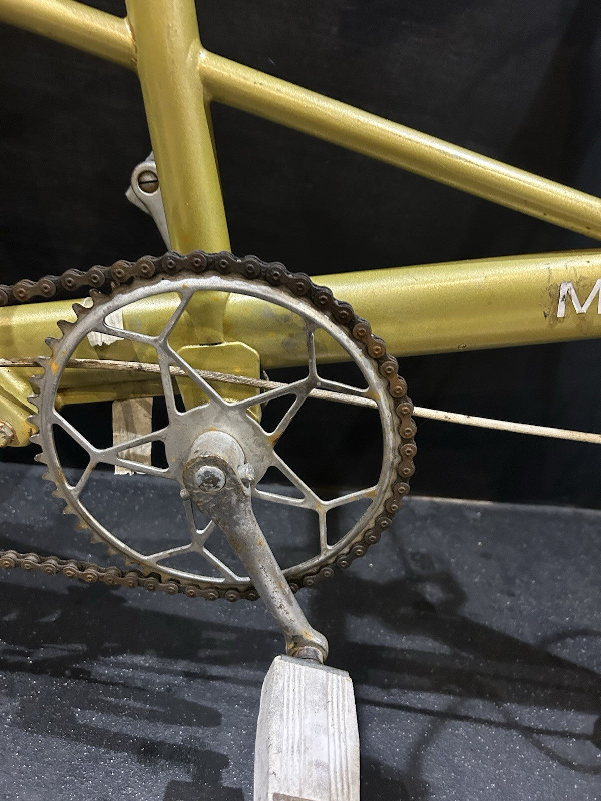 Moulton Mini Folding Bike 16in 1972 Steel 1 Speed Rack Mudguards Caliper