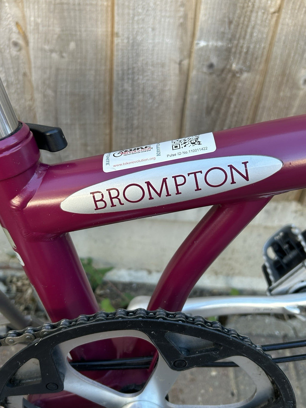 Brompton M6L-X Superlight Titanium – 6 Speed – Claret – 2011 Bike & Accessories