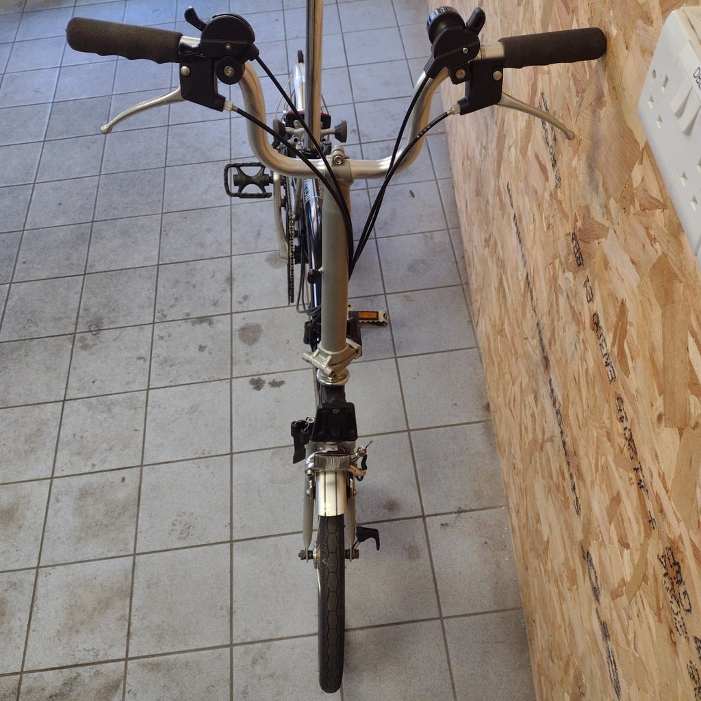 Brompton M6L 2007 Folding Bike Black Serviced Ready To Ride Six-Speed Hub Gear