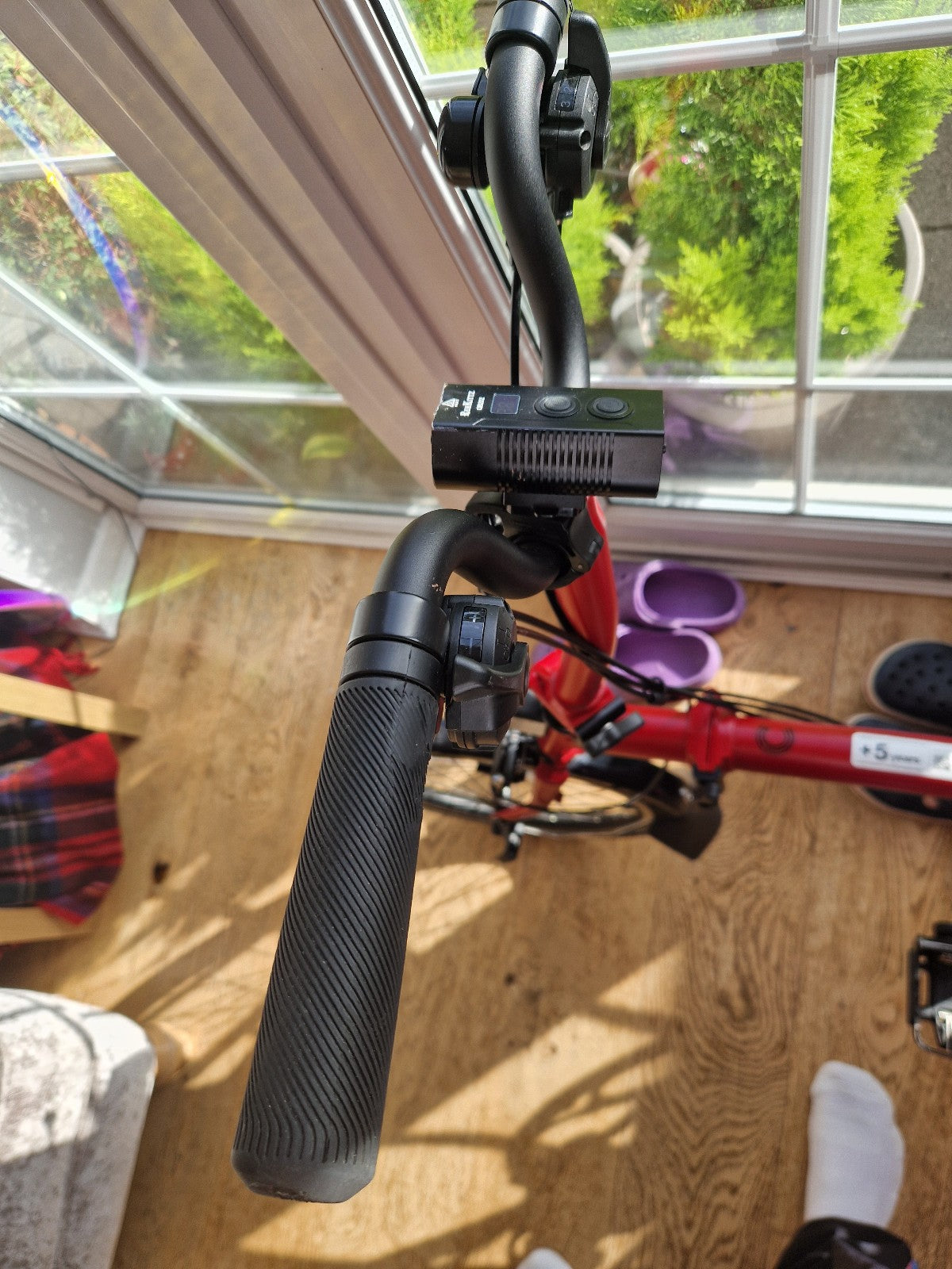 Brompton Folding C Line Bike 6-Speed, Red